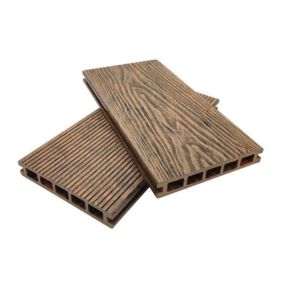 Mix Colors WPC Decking Pavimentazione per esterni con goffratura 3D