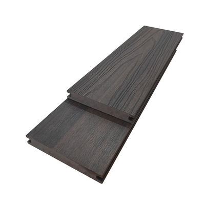 Esterno impermeabile antiscivolo co estrusione decking composito legno plastica WPC resistente alle crepe