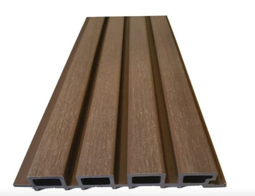 Pannello da parete composito in plastica di legno decorativo per rivestimento di pannelli a parete per esterni WPC OEM