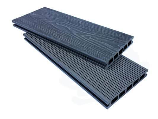 Pannelli per pavimenti compositi WPC in rilievo ecologici 3D da 6 m per giardino esterno