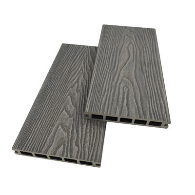 In legno di plastica composito 3D riciclata di decking board intorno alla piscina per giardino all'aperto