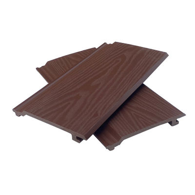 Rivestimento per facciate con pannelli a parete esterni in composito di plastica riciclabile in legno WPC