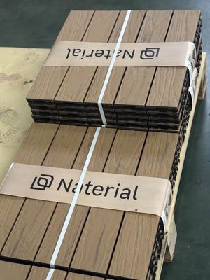 Pavimentazione fai da te in WPC da 500x500 mm: ridefinisci il tuo spazio con facilità