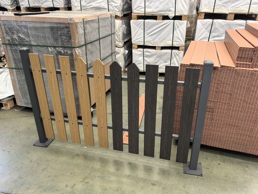 Copertura per pavimento esterno impermeabile per balcone in WPC. Estremità per ponte composito WPC. Battiscopa per terrazza. Estremità per ponte WPC