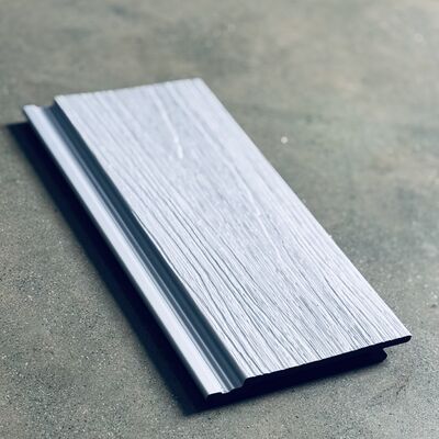 Blue-Silver Metallic WPC Panel: Fusion of Ocean Rhythm and Modern Technology