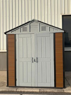 Casa contenitore portatile per ripostiglio da giardino mobile all'aperto