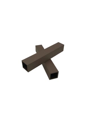 Recinzione per corrimano in plastica WPC per ringhiera composita in legno e plastica di vendita calda