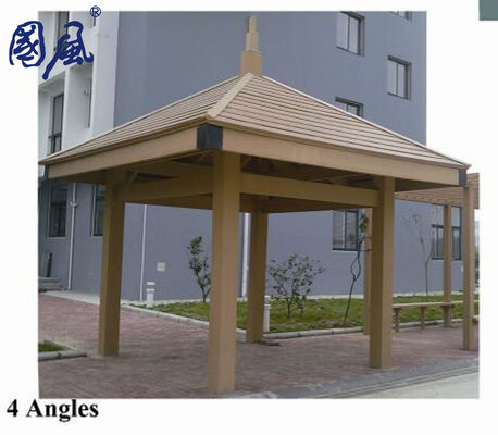 Pergola da giardino in legno composito plastica per esterni