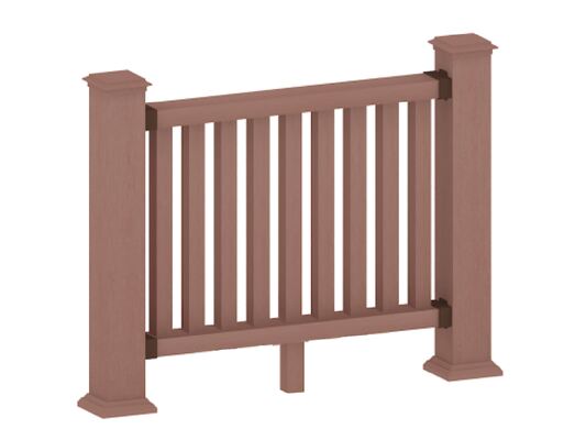 Recinzione antitermiti in WPC eco-riciclato per confini agricoli