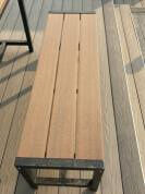 Mobili da giardino in WPC molto venduti - Tavolo da esterno commerciale con panca abbinata