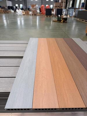 Decking composito in plastica di legno Wpc per coestrusione bicolore per piscina impermeabile all'ingrosso