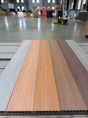 Decking composito in plastica di legno Wpc per coestrusione bicolore per piscina impermeabile all'ingrosso