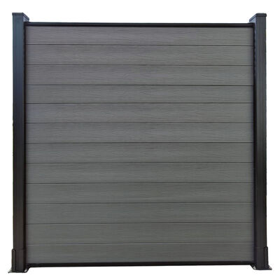 Pannelli di recinzione per giardino domestico in plastica composita in legno resistente Wpc meglio del recinto in PVC vinilico