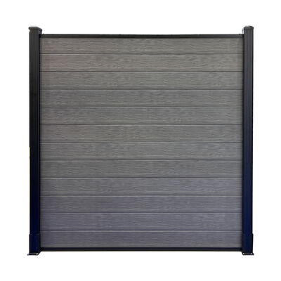 Pannelli di recinzione per giardino domestico in plastica composita in legno resistente Wpc meglio del recinto in PVC vinilico