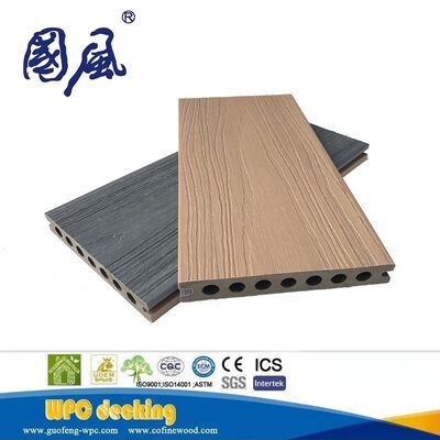 Prezzo di fabbrica Decking in materiale composito WPC per coestrusione a doppio colore di nuova generazione