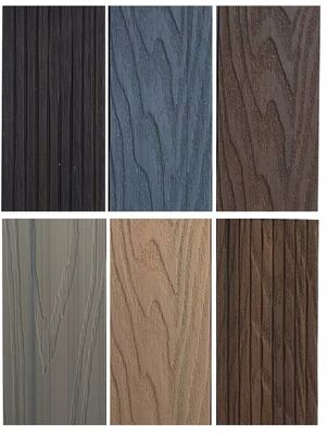 Decking composito in legno-plastica a coestrusione per pavimentazioni esterne impermeabili