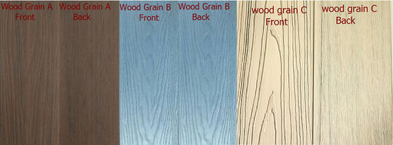 Decking composito in plastica di legno con struttura in legno HDPE di facile installazione con certificati Ce, FSC