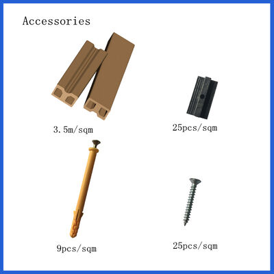 Struttura in legno antisettico WPC Pavimentazione/decking coestruso WPC con certificato Ce
