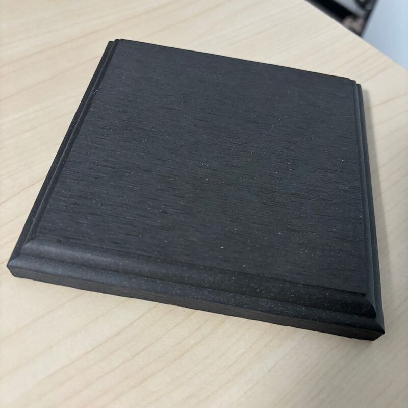 Copertura per pavimento esterno impermeabile per balcone in WPC. Estremità per ponte composito WPC. Battiscopa per terrazza. Estremità per ponte WPC