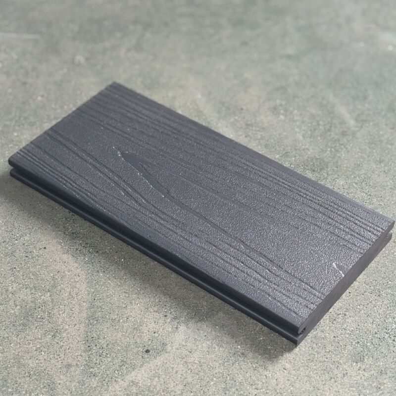 DECKING IN WPC ARCHITETTONICO IN WPC METALLO LIQUIDO FINITURA GRAFITE ARGENTO