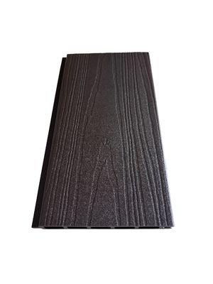 Pannello di recinzione cavo in legno composito WPC con venature del legno 160 * 20 anti-UV