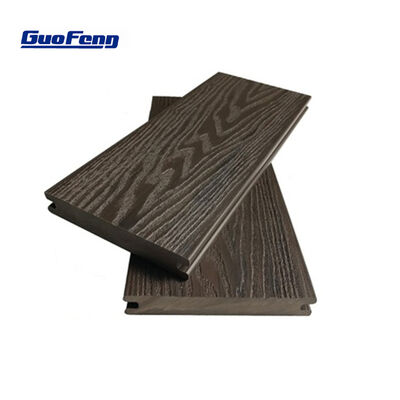 Pavimentazione in WPC per decking in legno composito di plastica a coestrusione economica per esterni