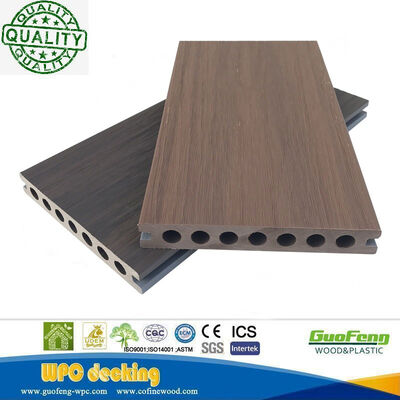 Decking composito in plastica di legno con struttura in legno HDPE di facile installazione con certificati Ce, FSC